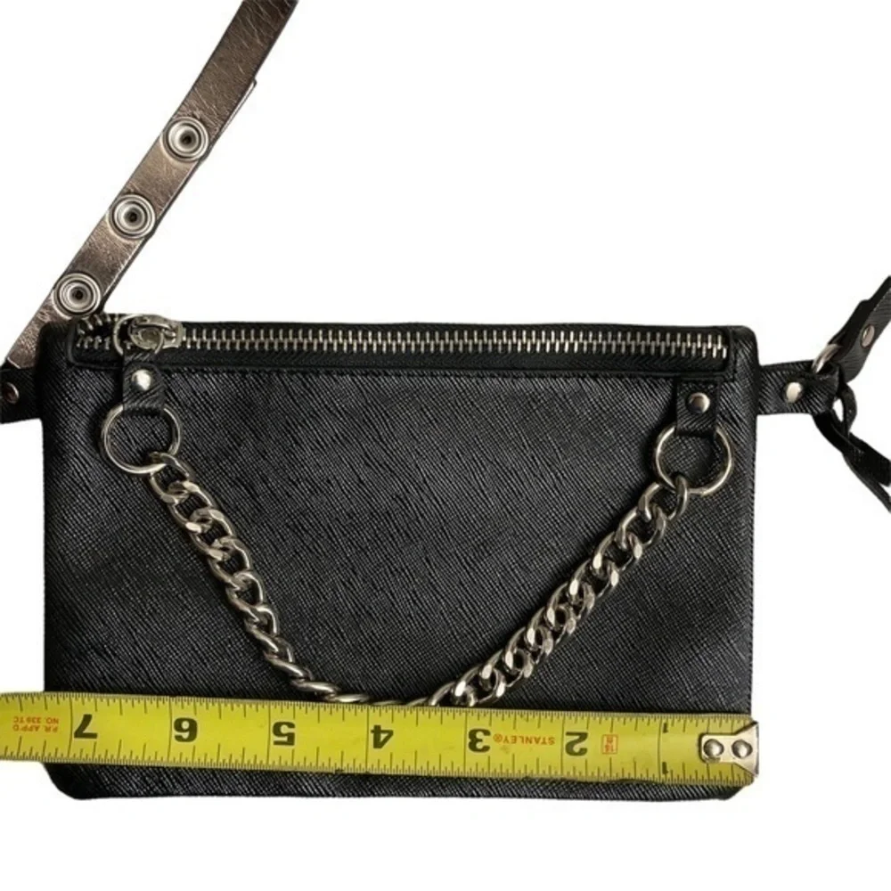 Michael kors belt black and silver belt bag Fanny pack
